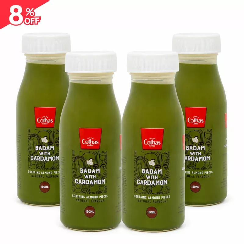 Badam with Cardamom Milkshake 150 ML (Pack of 4)