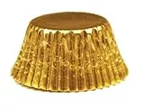 BAKING CUPS GOLD FOIL