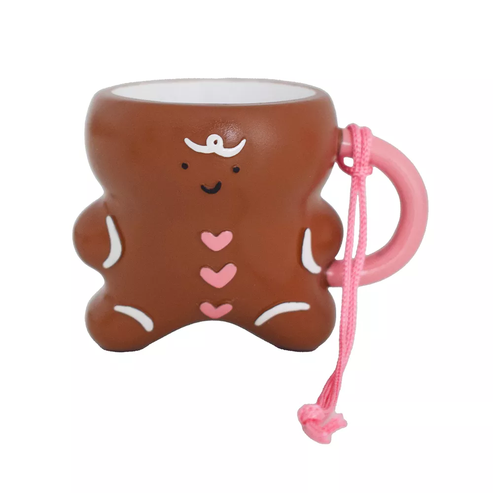 Baking Spirigs Bright Gingerbread Man Mug Ornament
