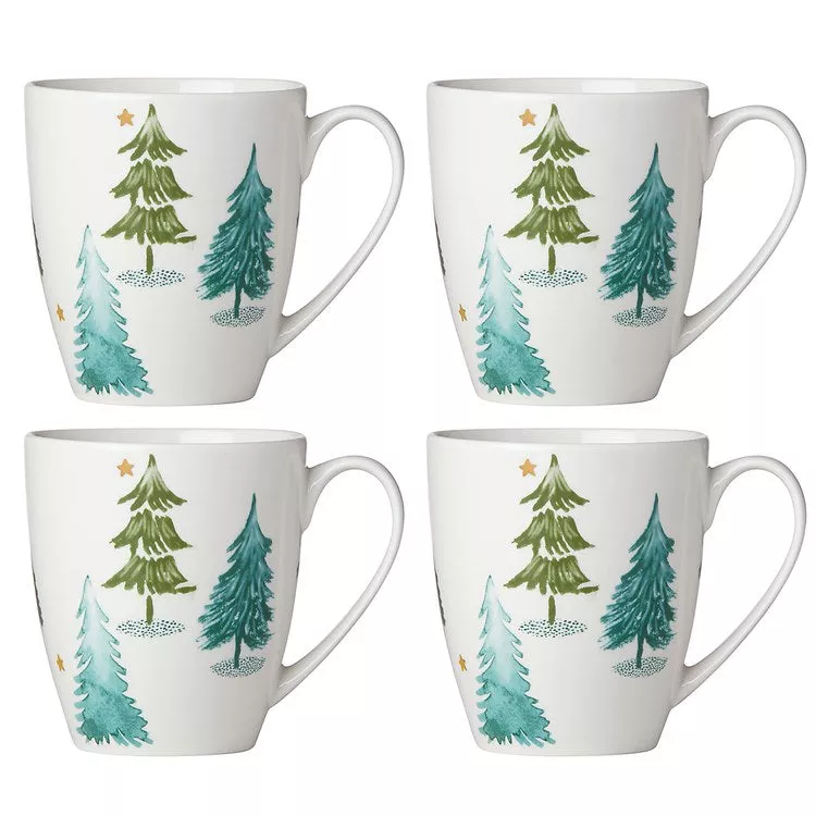 Balsam Lane Mugs Set of 4