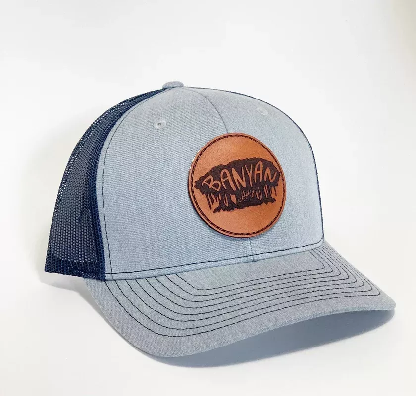Banyan Coffee Co. Trucker Hat with Leather Patch