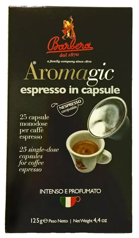 Barbera Nespresso* compatible capsules