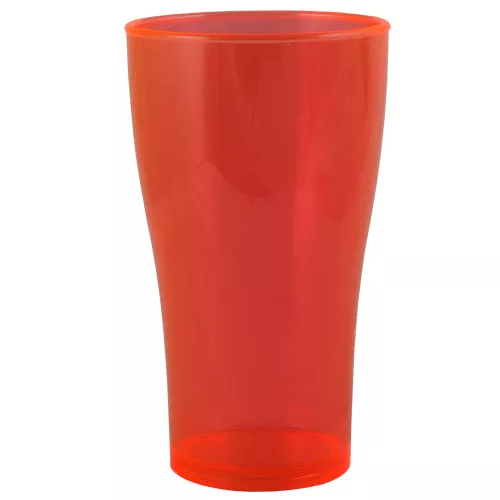 BarConic 570ml Polycarbonate Neon Orange Cup