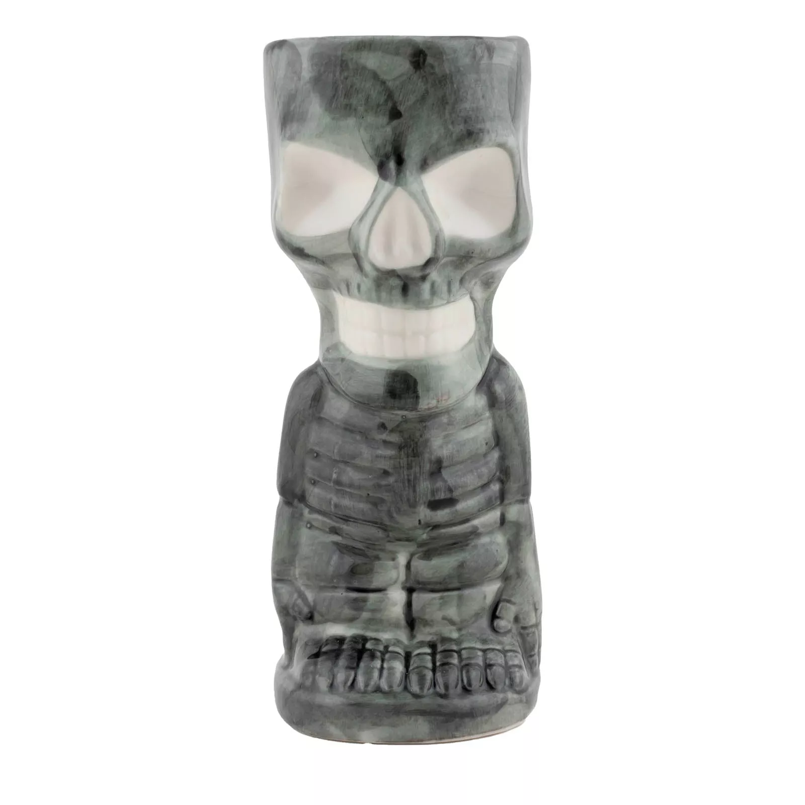 BarConic Ceramic Skeleton Tiki Mug - 10oz