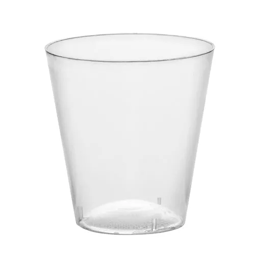 Barconic Clear 2 oz. Plastic Shot Cups - Pack of 50