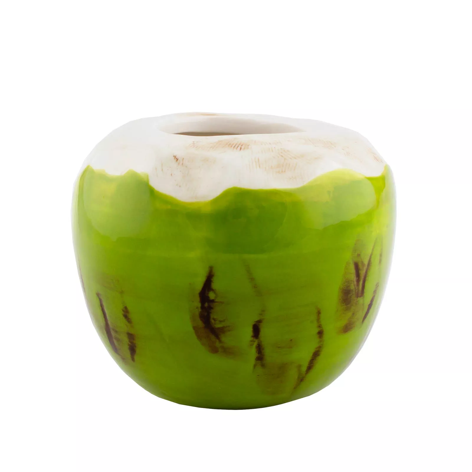 BarConic Natural Green Coconut - Tiki Drinkware