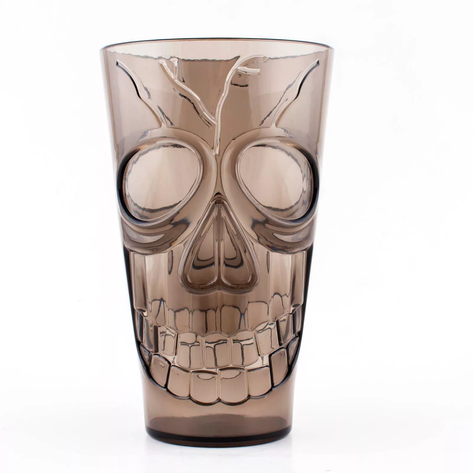 BarConic Plastic Skull Cup - 20 ounce - Smoke