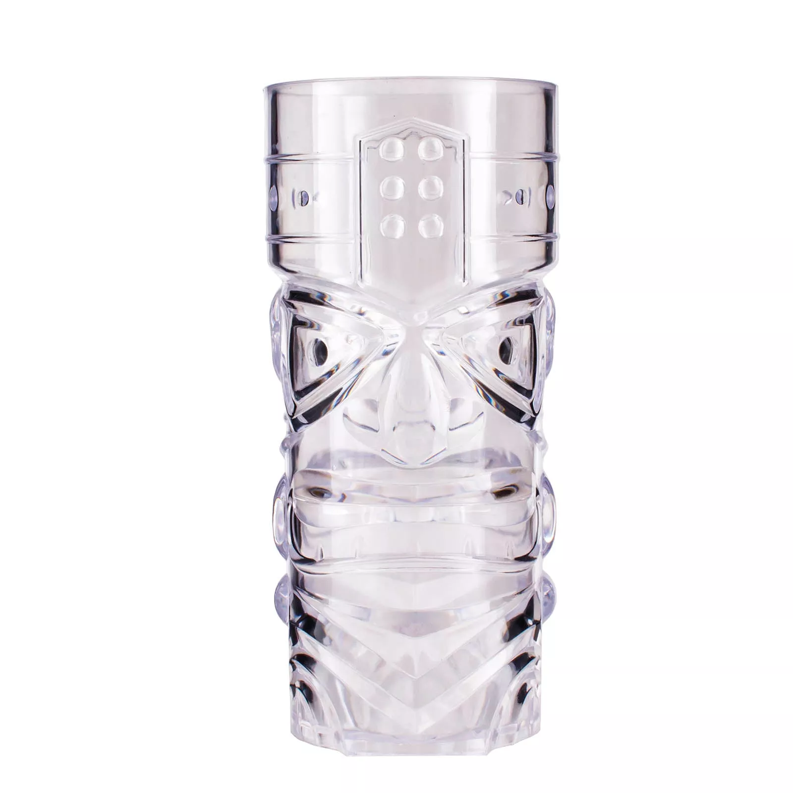 BarConic Plastic Tiki Cup - Clear - 15 ounce