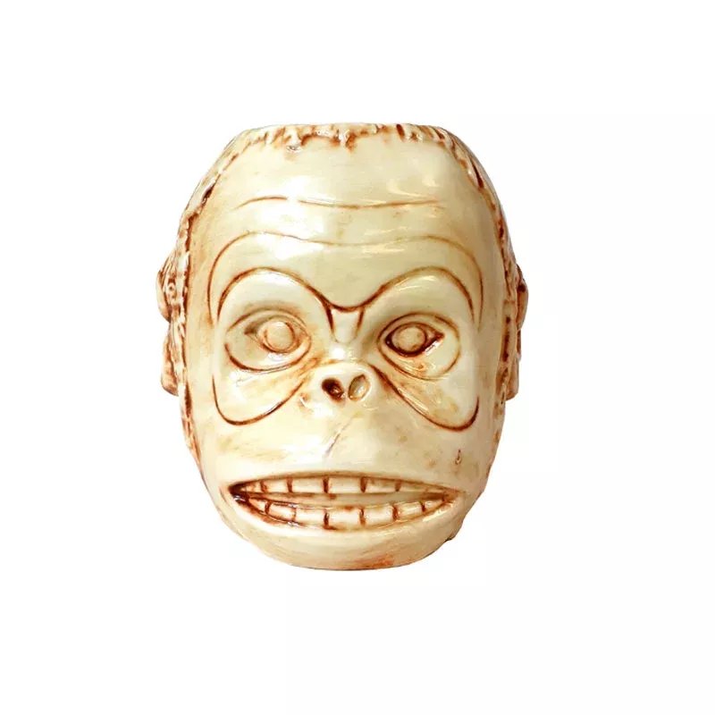 BarConic Tiki Drinkware - Monkey Head - 16 ounces