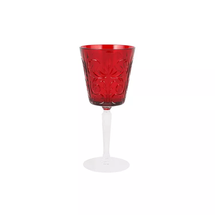 Barocco Ruby Wine Glass