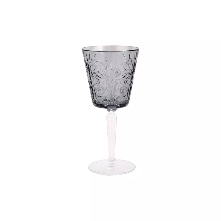 Barocco Smoke Wine Glass