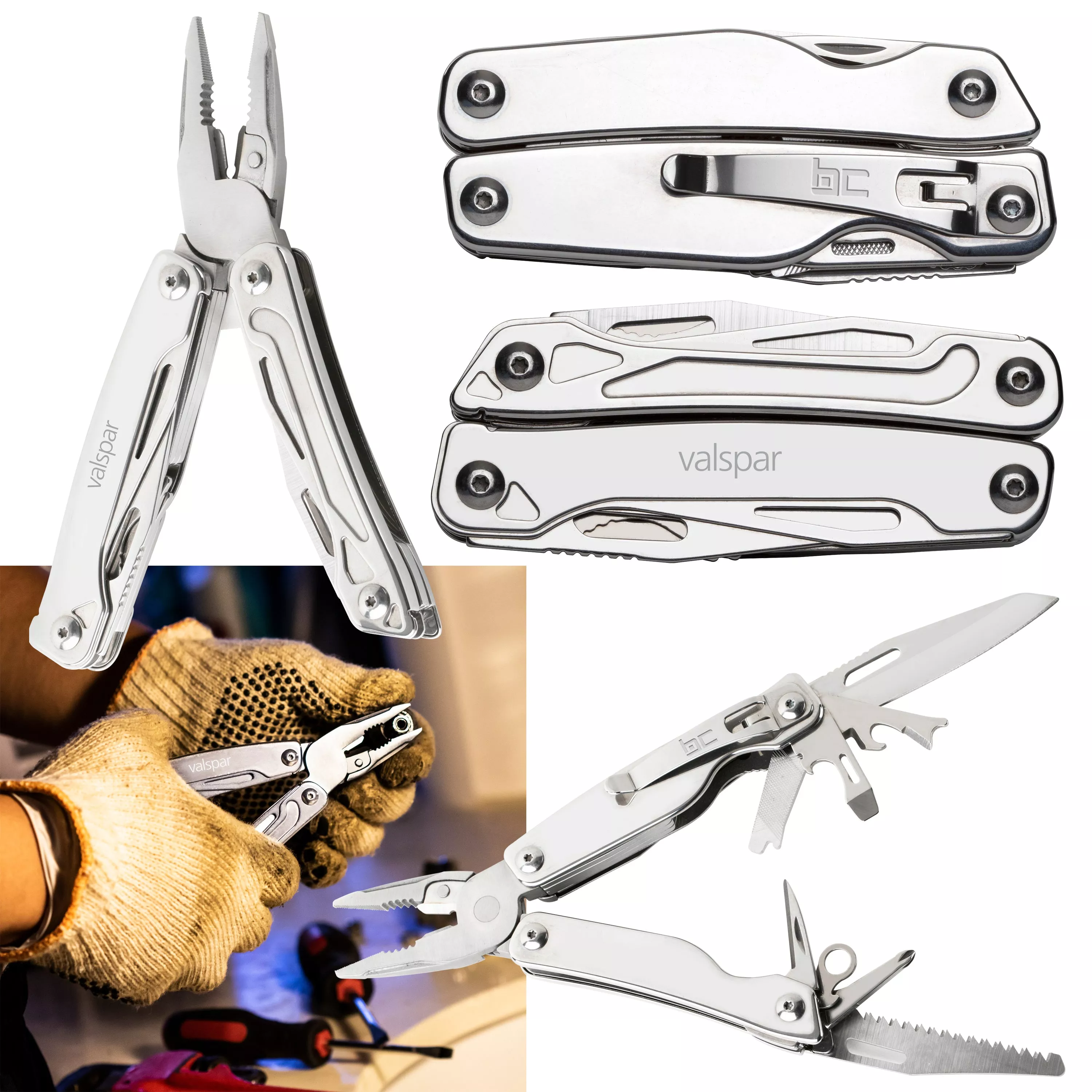 Basecamp Wolverine Multi Tool|10&25&50&100&250|Silver