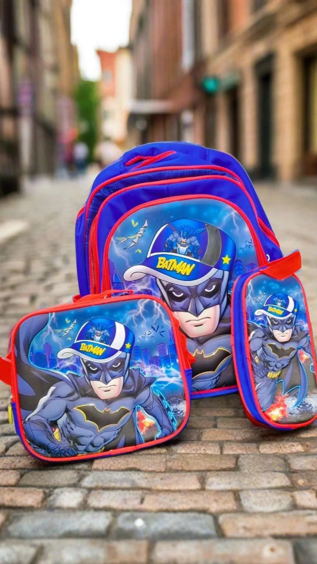 Batman School Bag Combo for Kids
