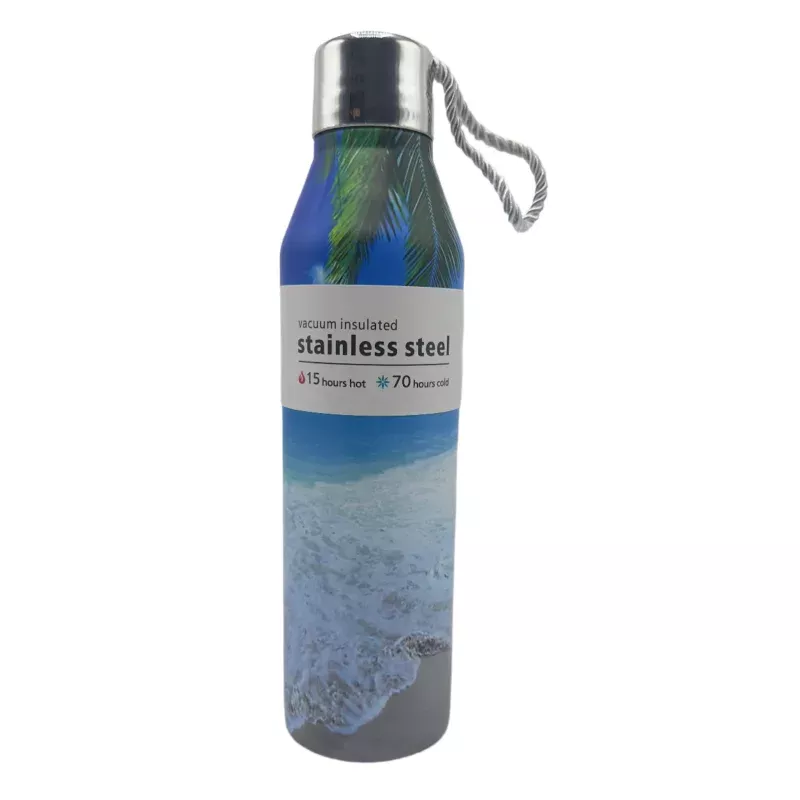 Beach Printed Stainless Steel Water Bottle