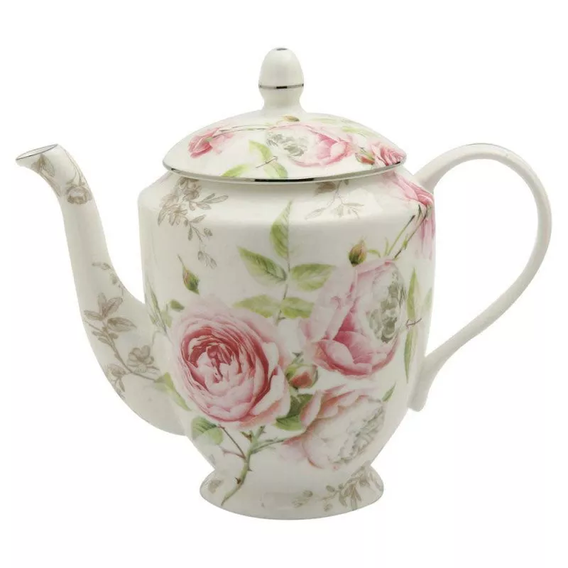 Beau Rose Bone ChinaTeapot