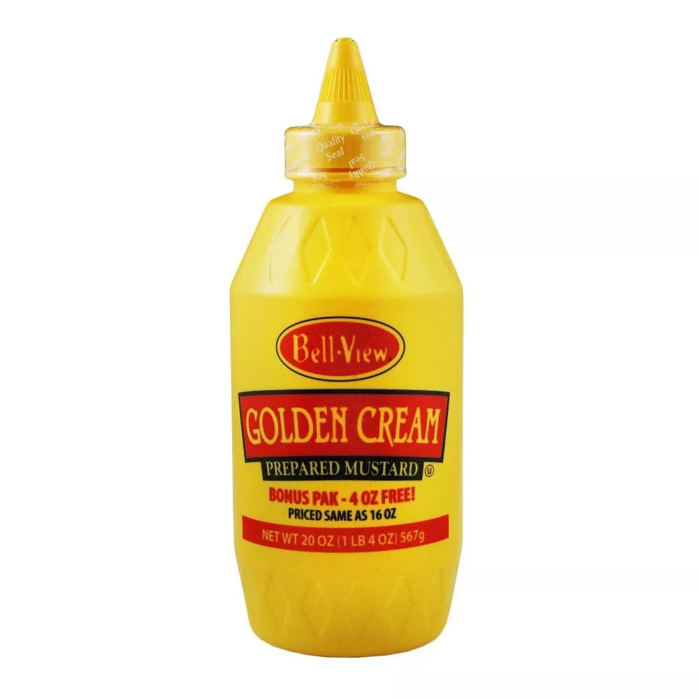 Bell View 20 Squeeze Yellow Mustard 12Case