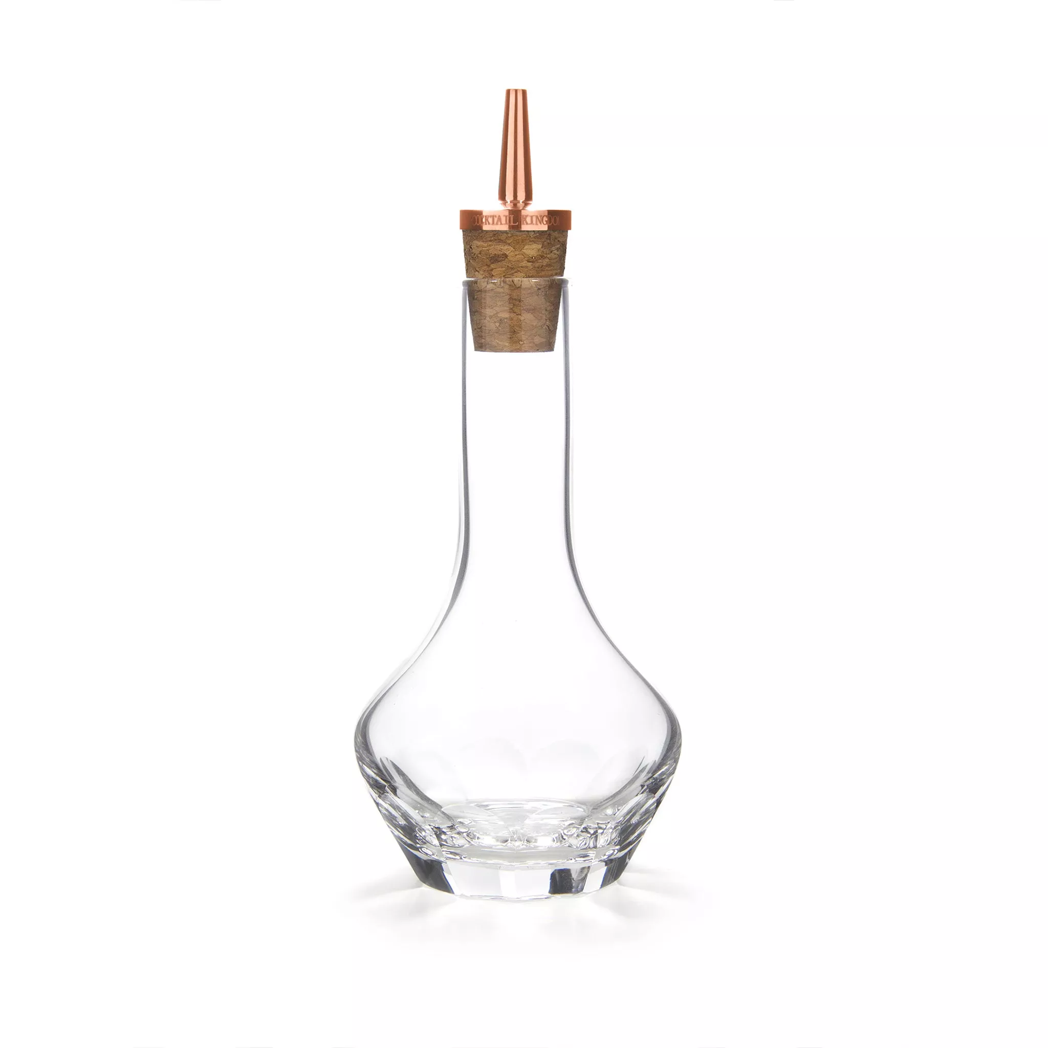 BEVELED BITTERS BOTTLE COPPER-PLATED DASHER TOP / 100ml (3.4oz)