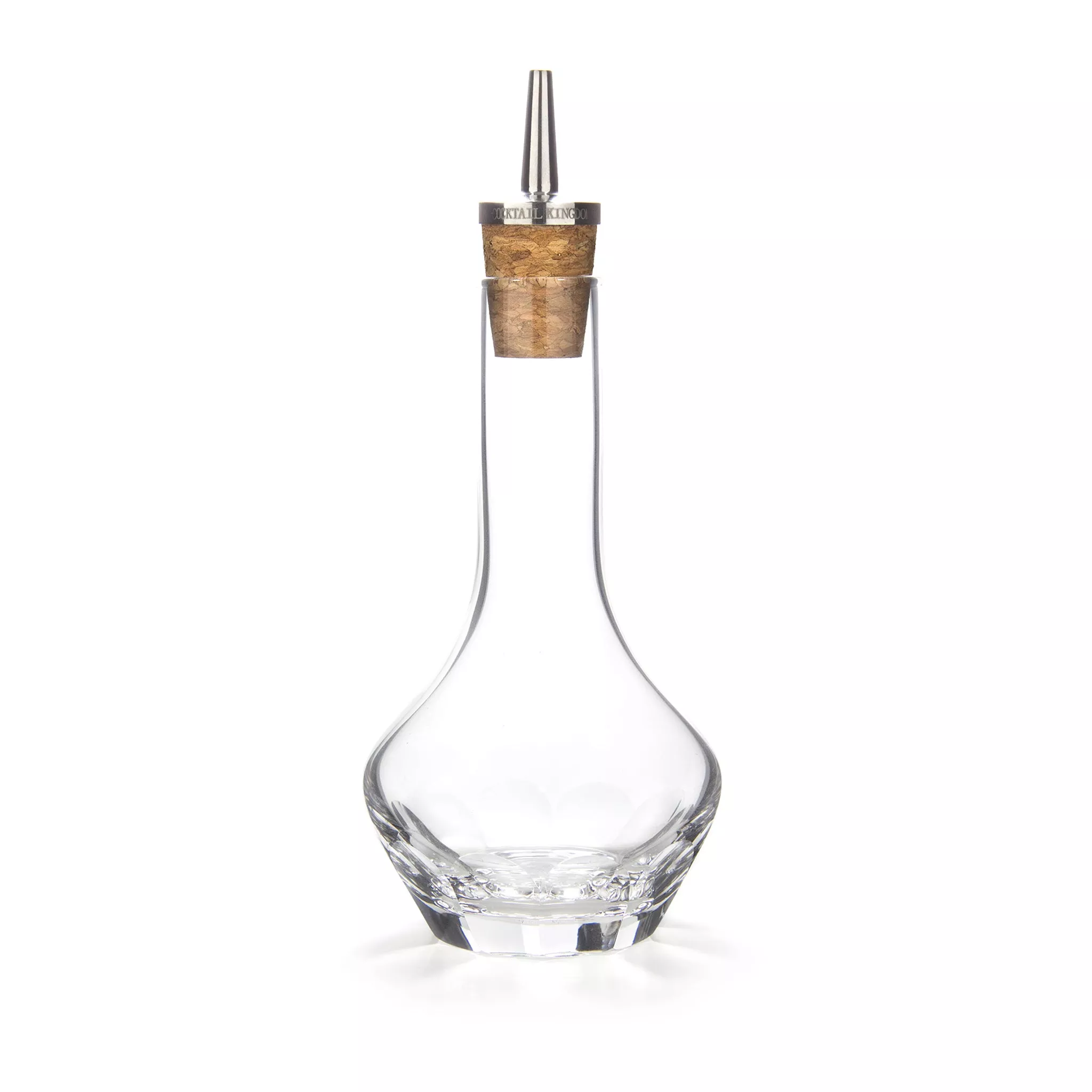BEVELED BITTERS BOTTLE STAINLESS STEEL DASHER TOP / 100ml (3.4oz)