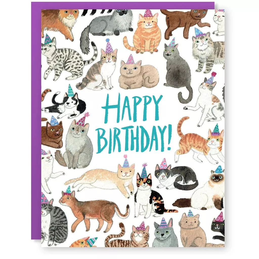 Birthday Cats Card