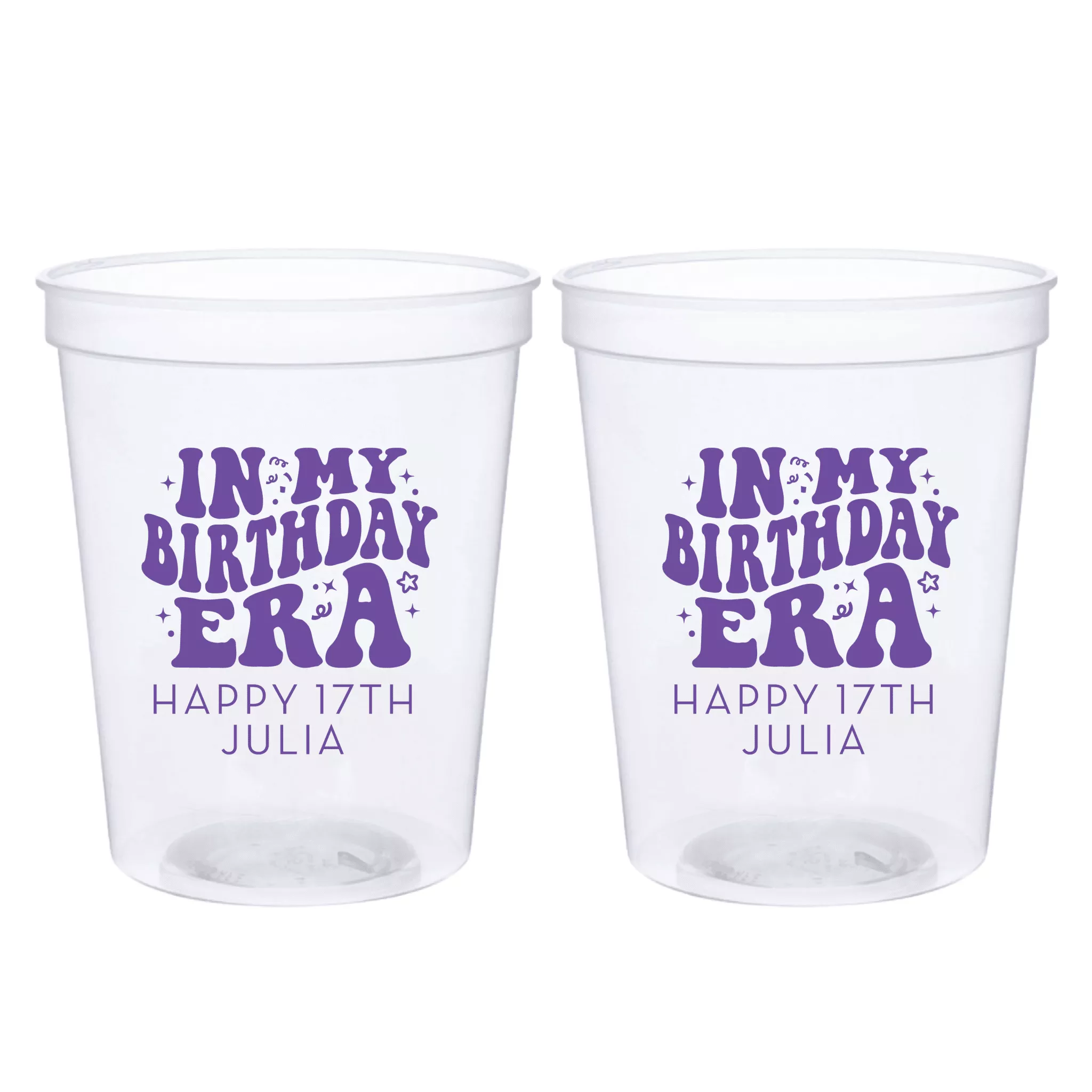 Birthday Era Stadium Party Cups