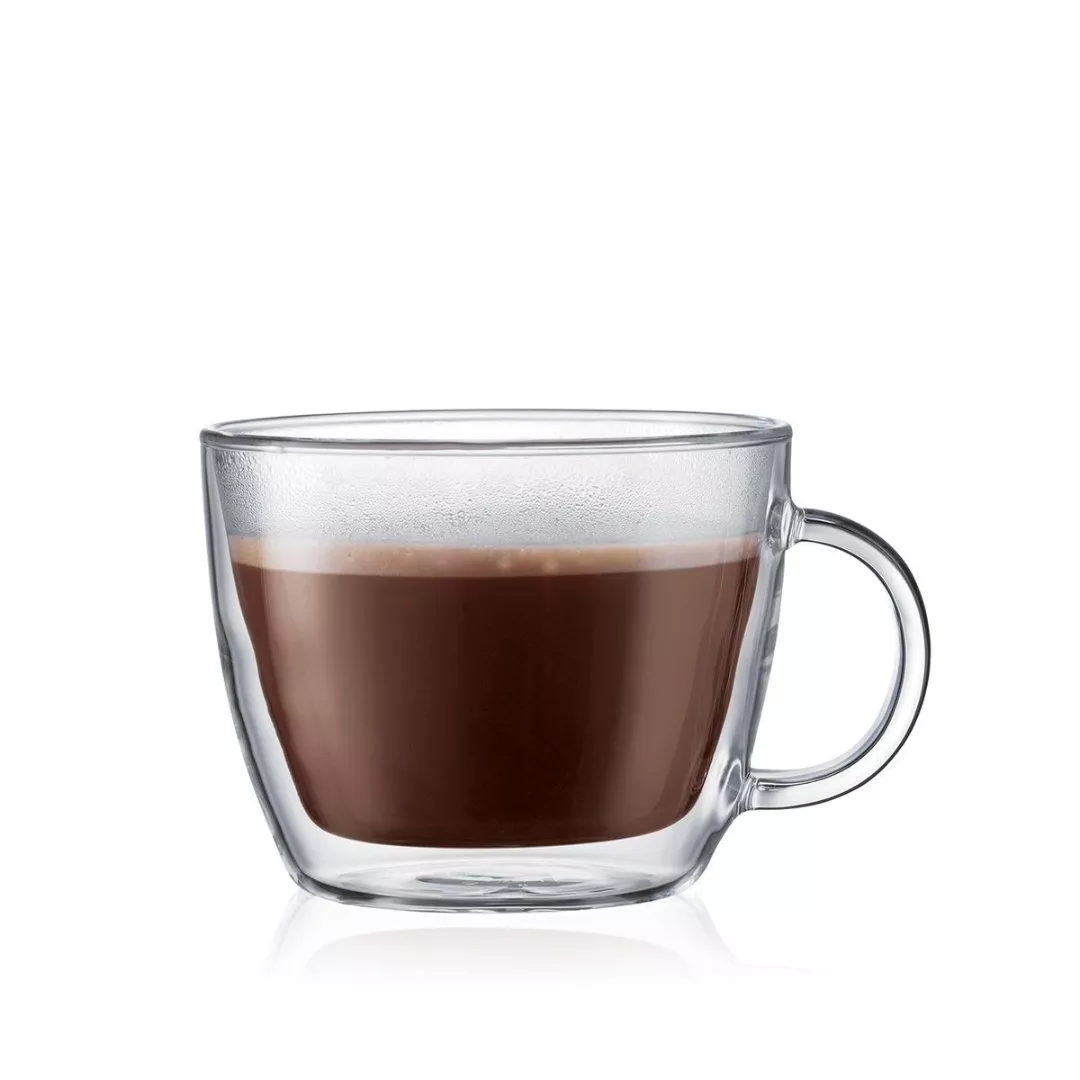 BISTRO Double Wall Latte Mug 450ml (Set of 2)