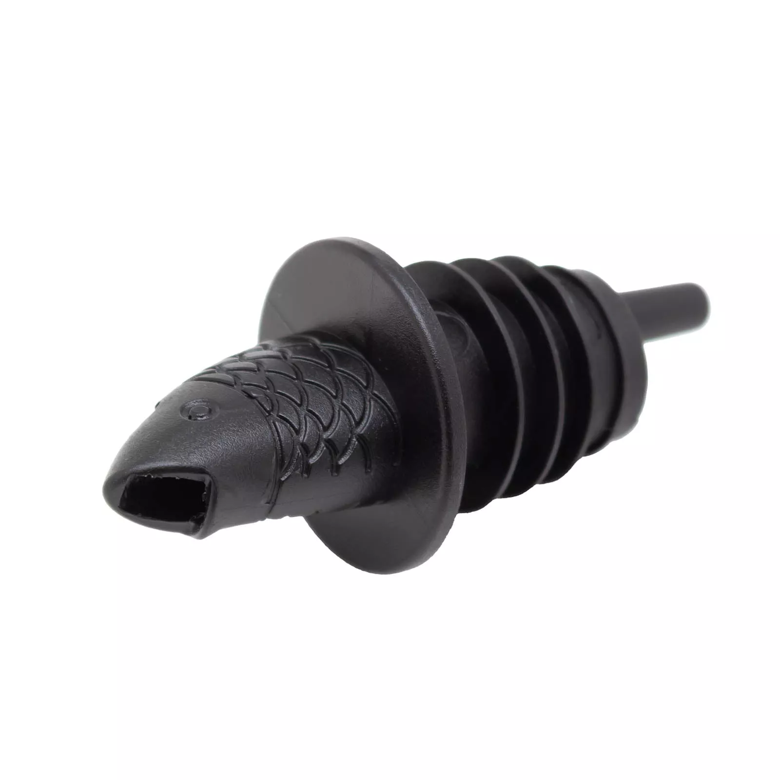 Black Plastic Pourer - Fish Design