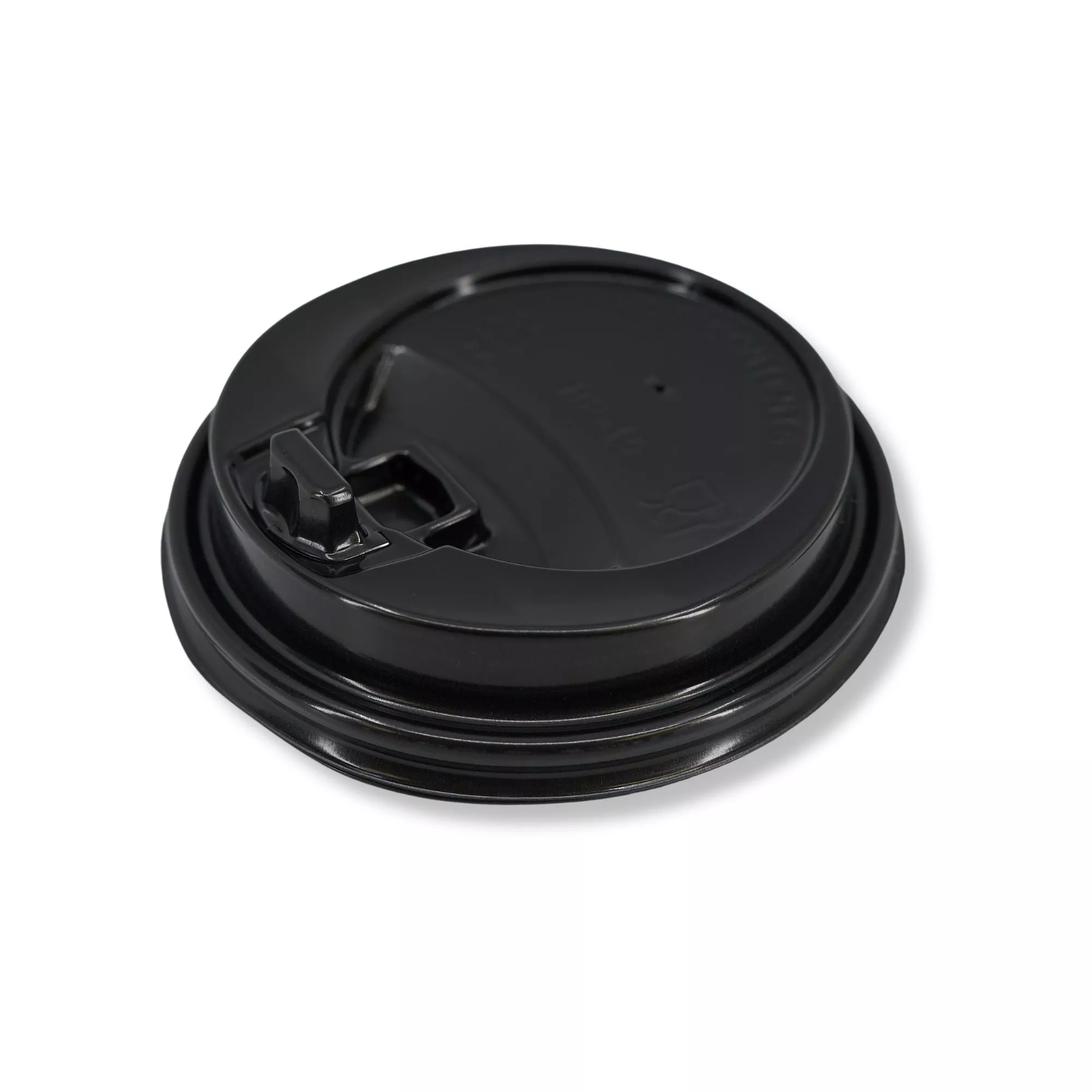 Black Sip Through Lid for 10 - 12 oz Cup