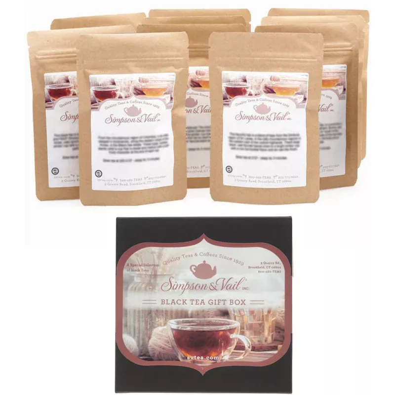 Black Teas Sampler Gift Set - 10 packages - WS