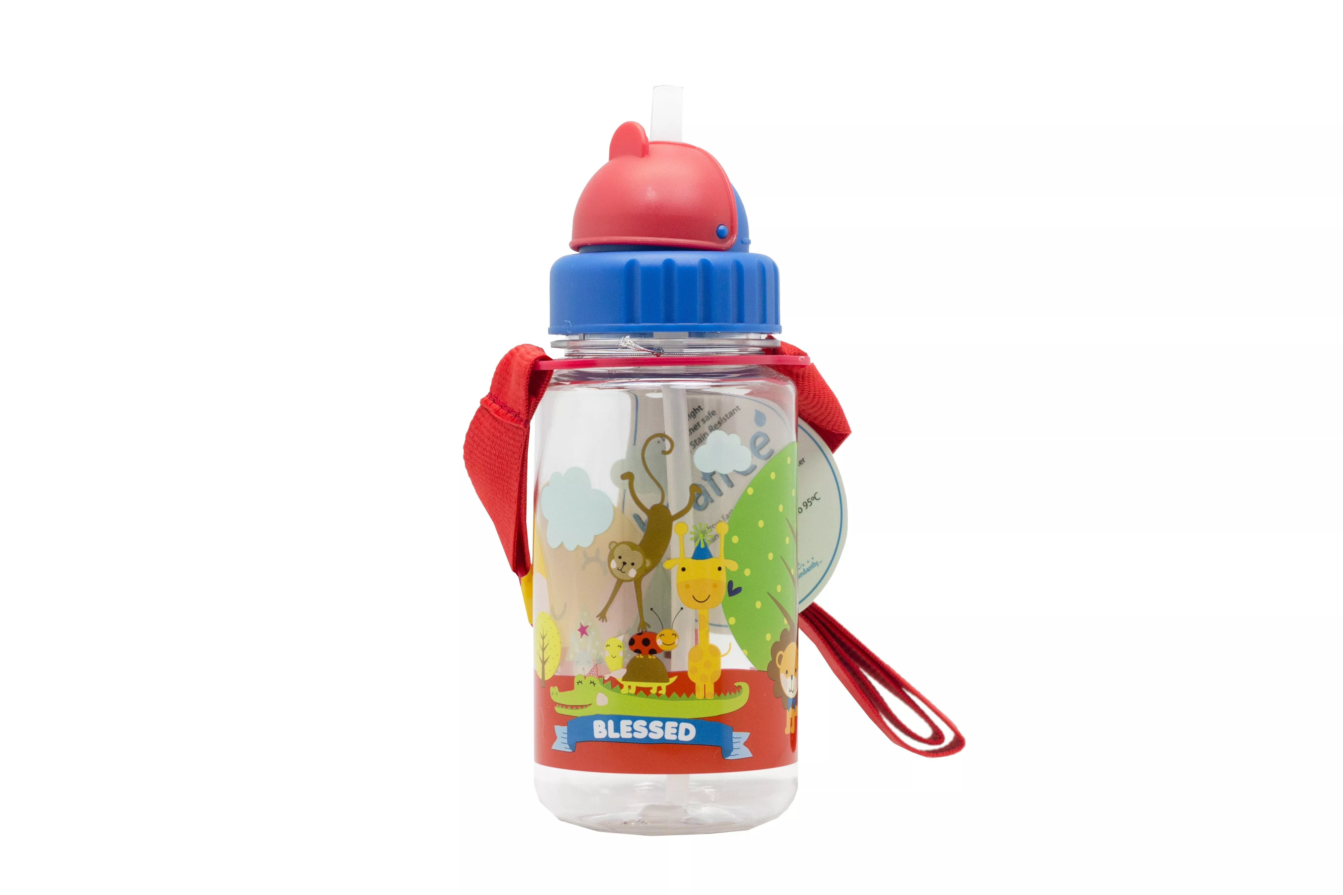 Blessed - Simply Life - 350ml Bottle with straw lid and strap
