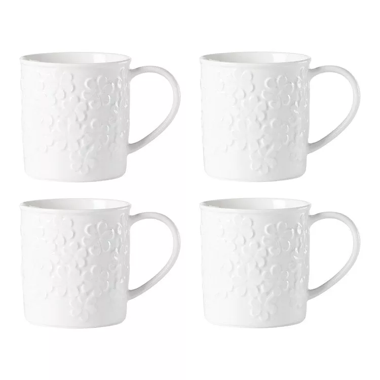 Blossom Lane Dinnerware Mugs Set of 4