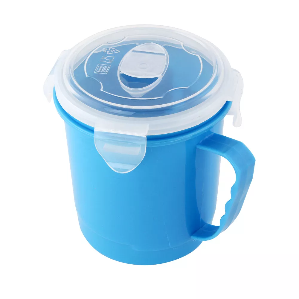Blue Microwavable Soup Mug 500Ml