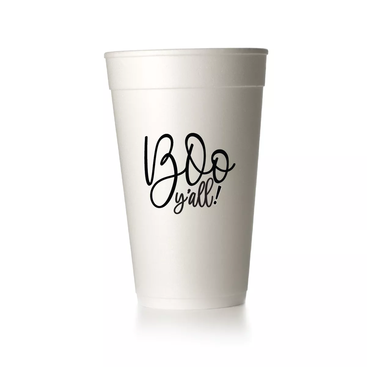 Boo Y'all Script Cups|Foam&Frost Flex