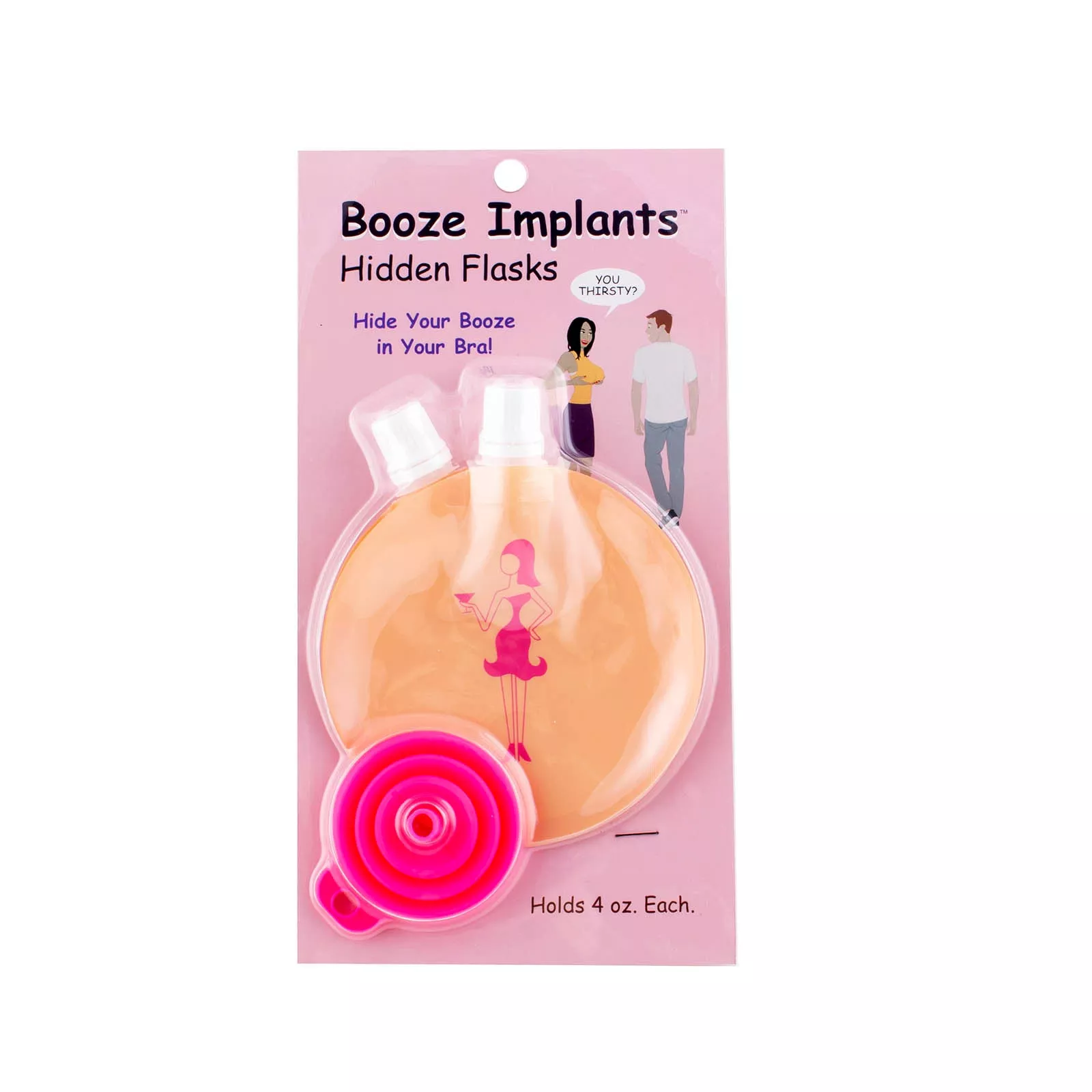 Booze Implants - 4 ounce - 2 pack