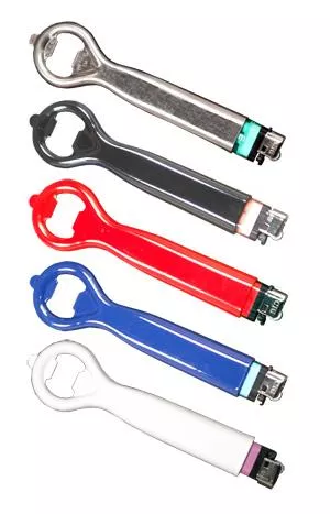 Bottle Opener with Lighter Holder - Pop-N-Light