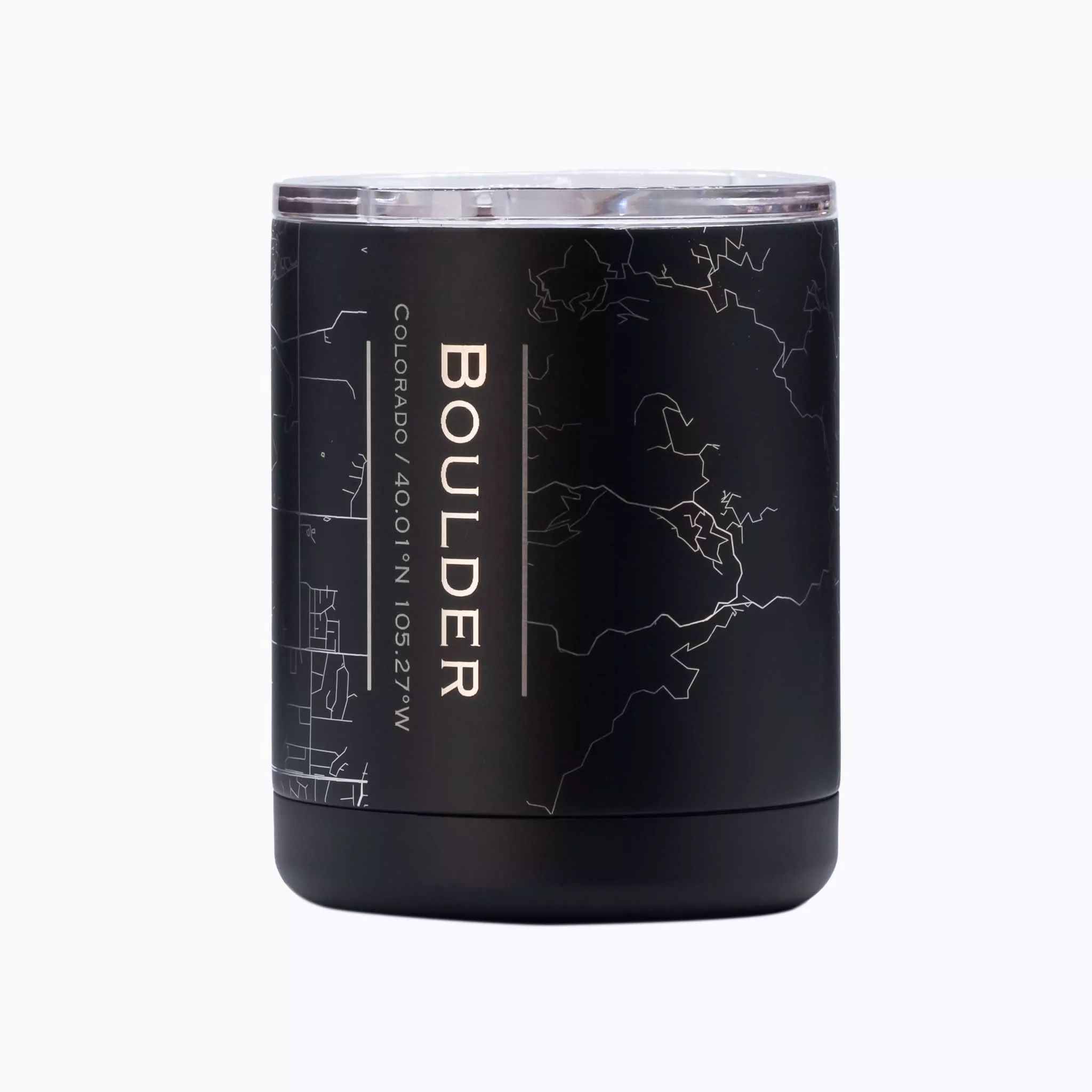 Boulder Colorado Map Insulated Mug