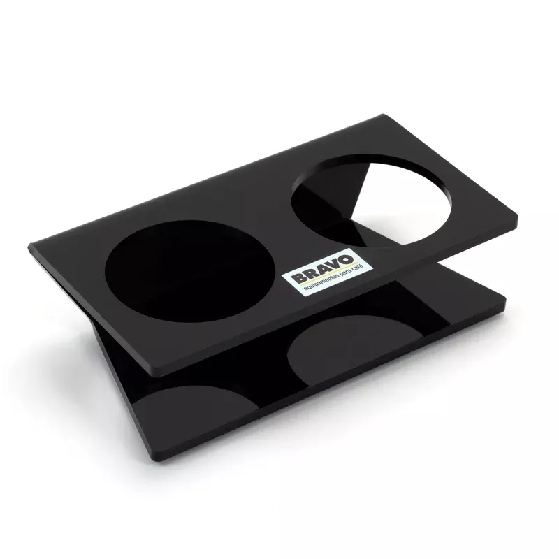 Bravo Acrylic Tamper and Distributor Stand