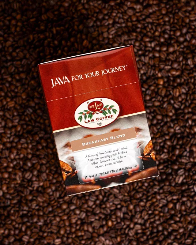 Breakfast Blend Coffee – Single Serve (24 Cups)