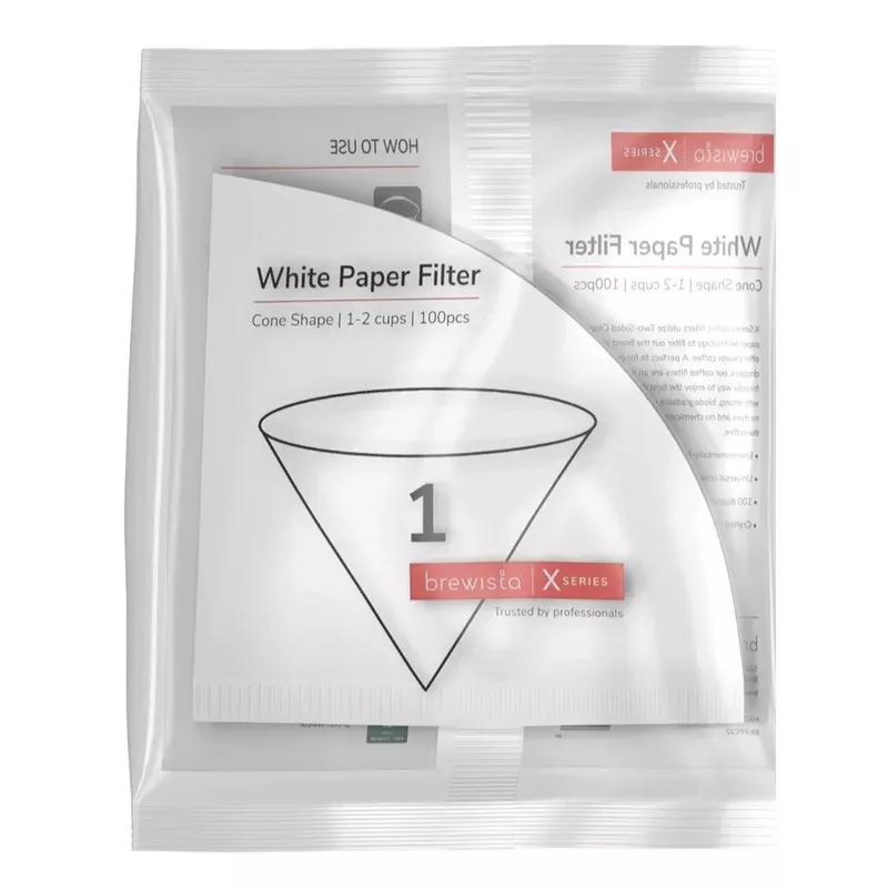 Brewista Cone Shape White Paper Filters