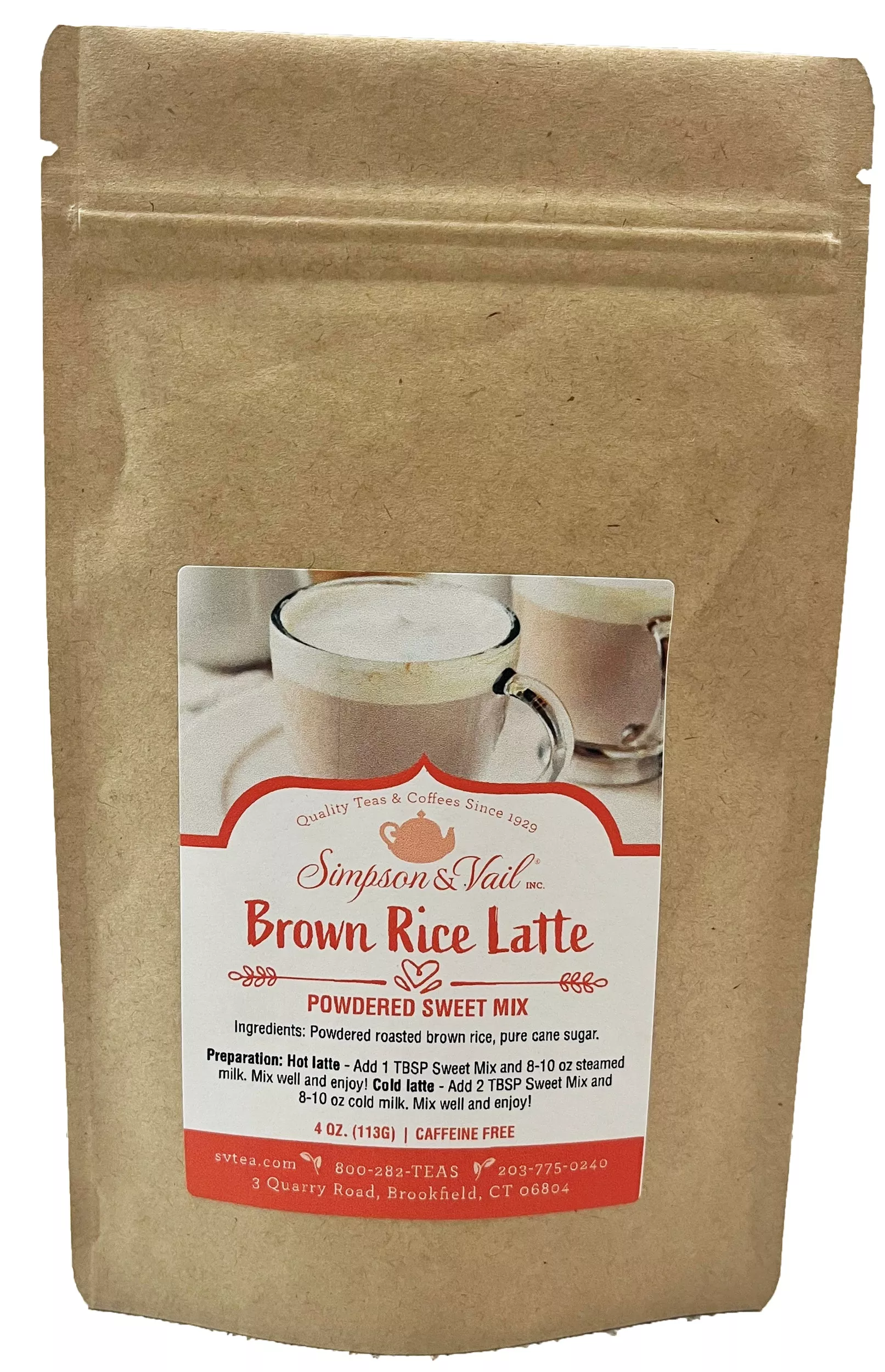Brown Rice Latte - Powdered Sweet Mix - WS