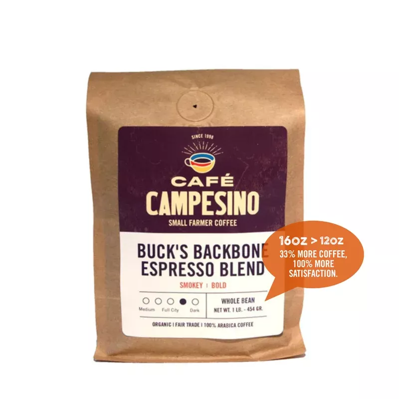 Buck’s Backbone Espresso Viennese Roast