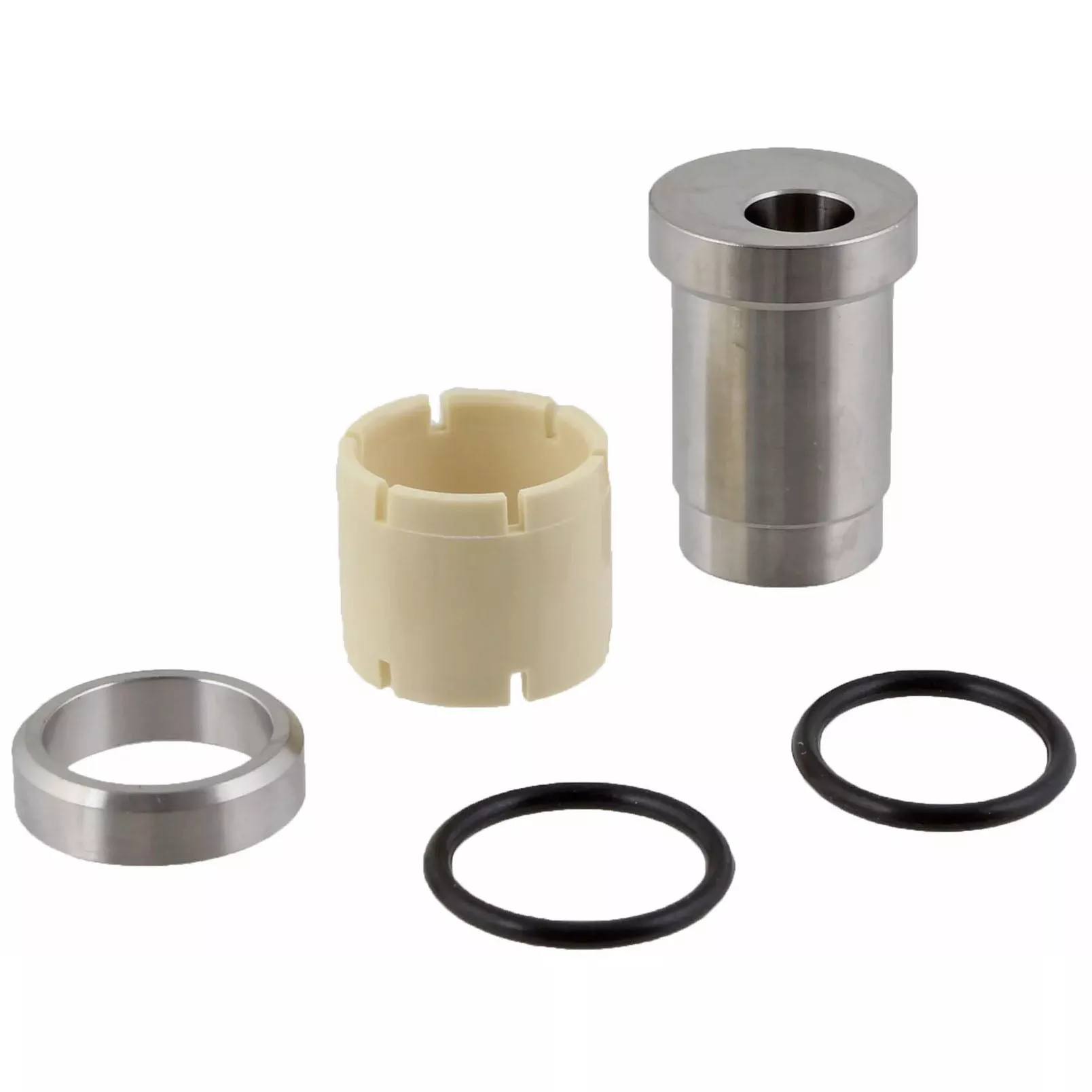 Burgtec Ti Offset Shock Hardware M8x25 - Lightweight Titanium, Adjustable Geometry for XC & Enduro Bikes