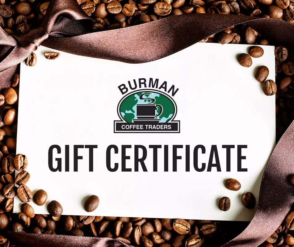 Burman Coffee Traders Gift Card