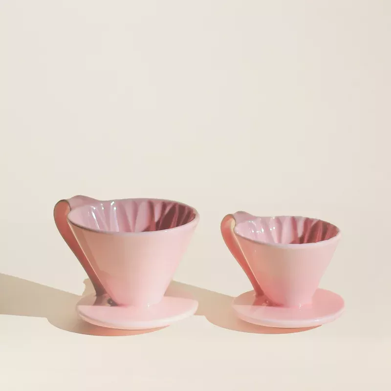 Cafec Flower Dripper Porcelain