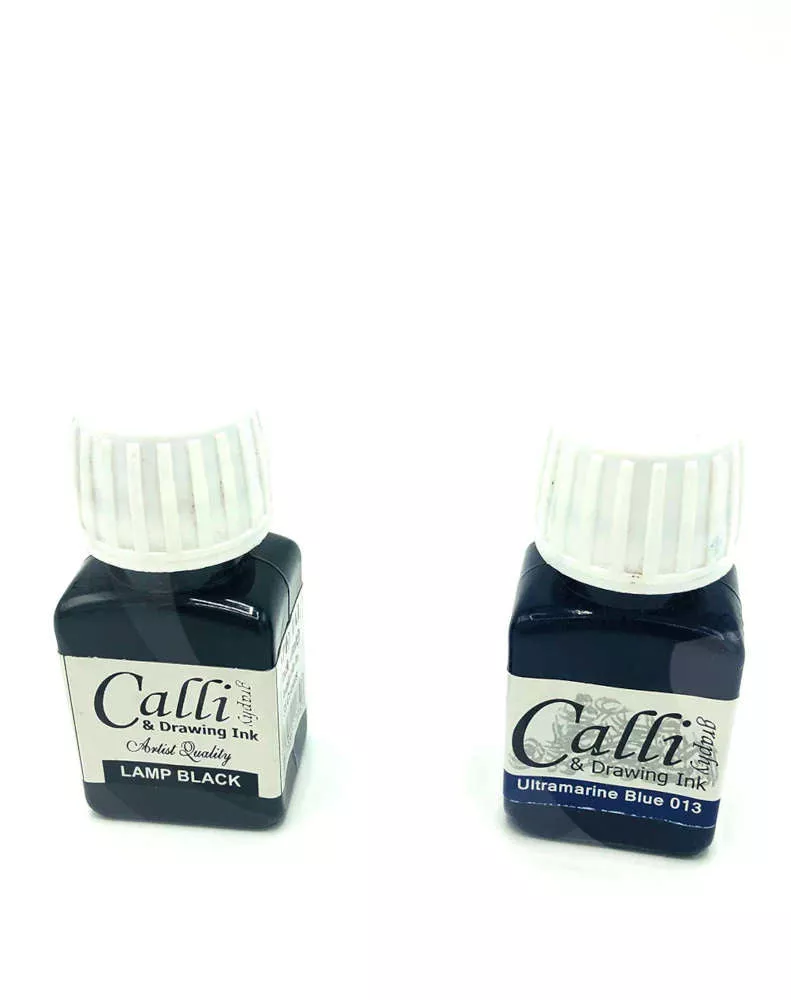 Calligraphy and Drawing Qalam Ink Blue/Black 30ML
