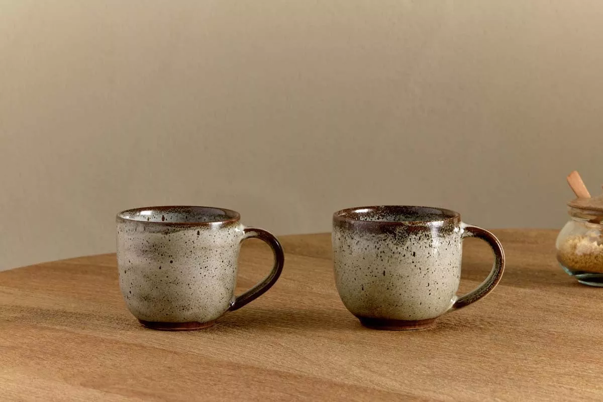 Cam Coffee Mug - Mocha (Set of 2)