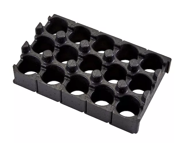 Cambro EPPBEVH5 15 Capacity: Black GoBox Beverage Holder Insert