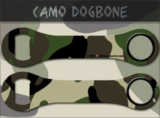 Camo Dog Bone Opener