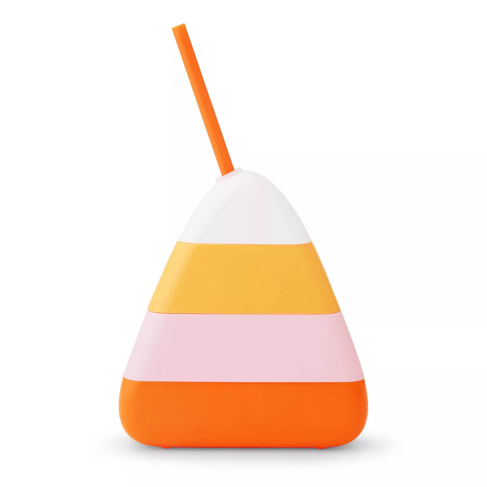 Candy Corn Cup with Lid & Straw - 14 ounce