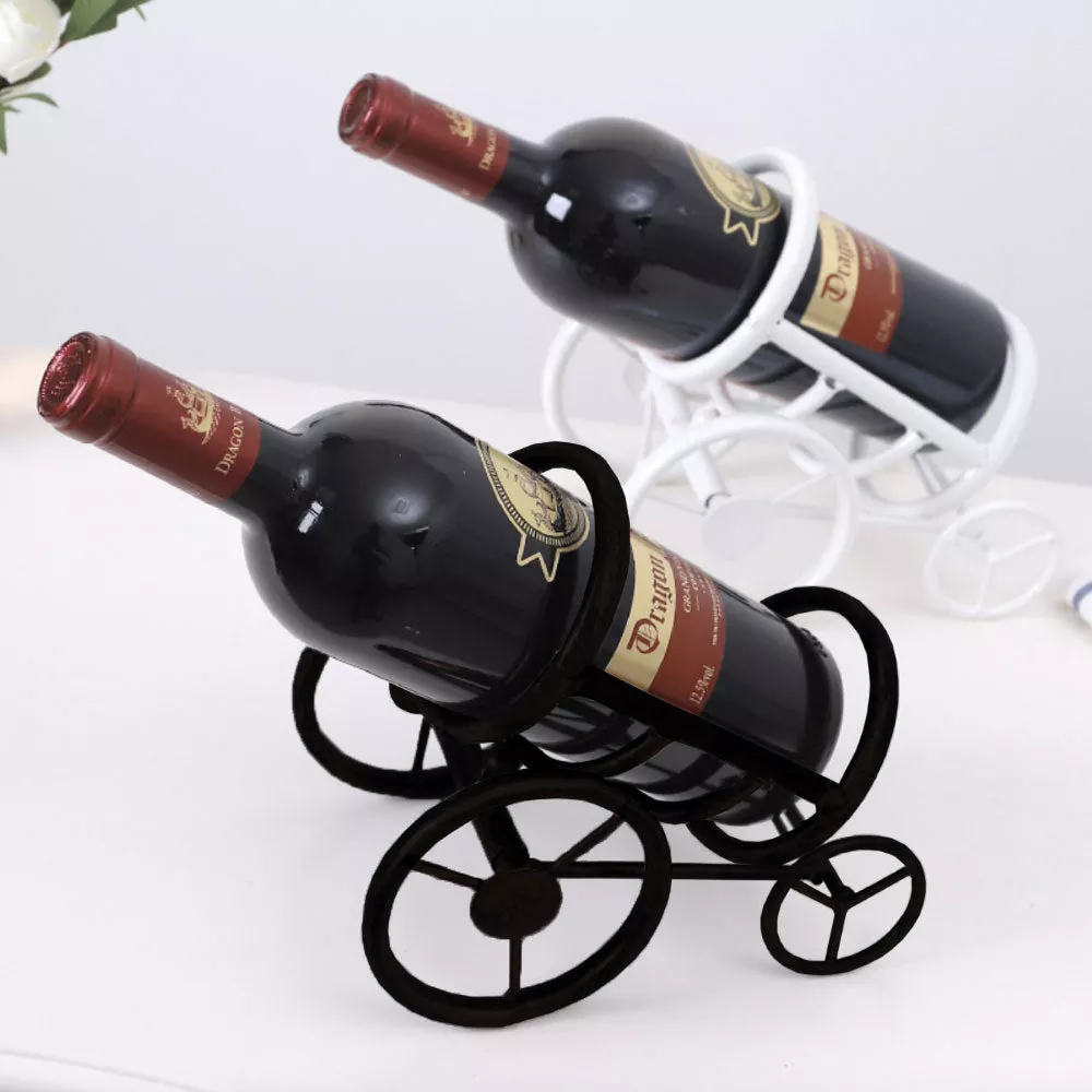 Cannon Wine Rack|White&Black&Black
