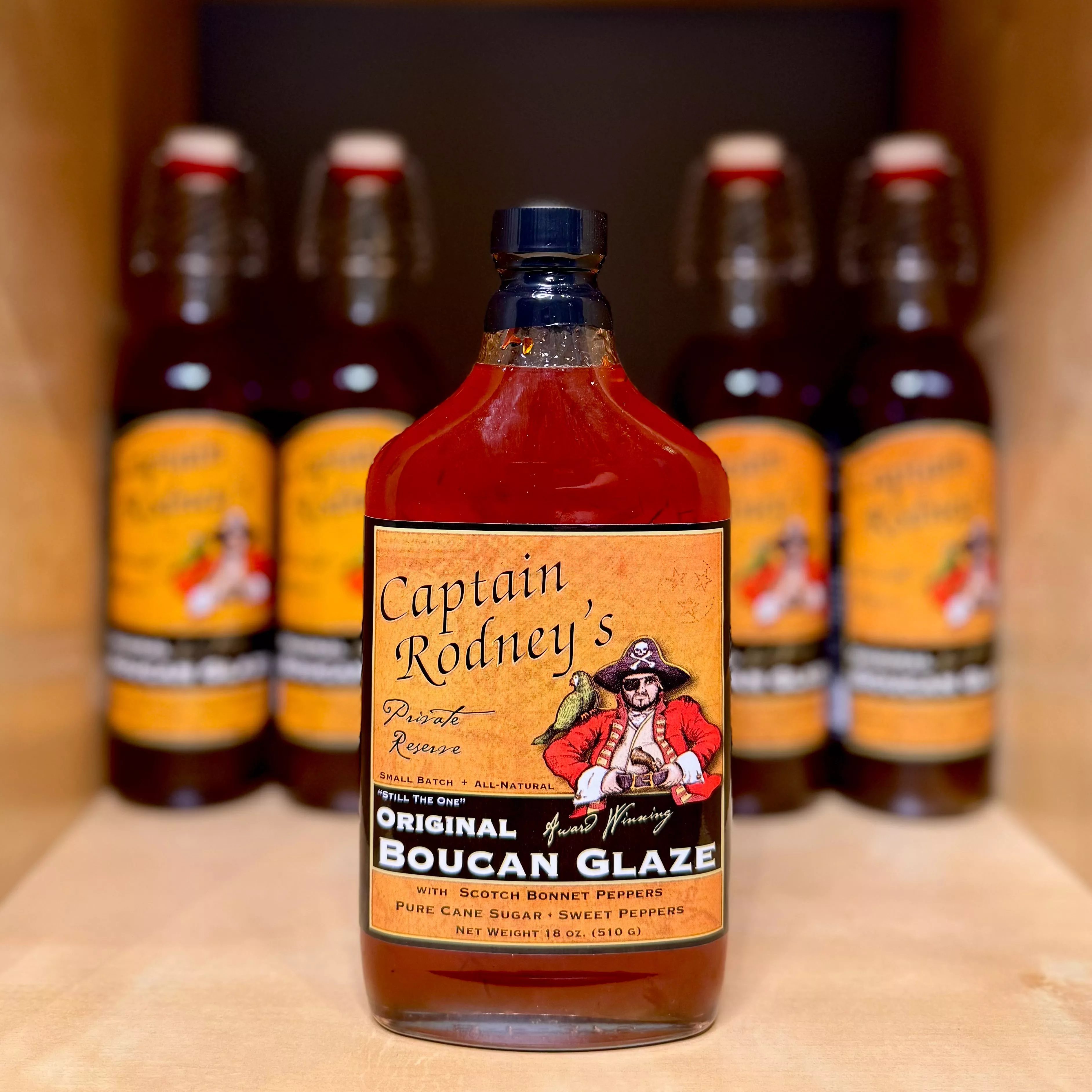 Captain Rodney's Flat Bottle Boucan Glaze